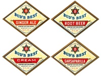 Bud's Best Vintage Soda Label Collection