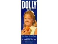 Dolly Brand Citrus Label