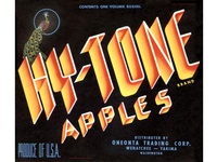 HY-TONE Washington Apple Crate Label