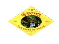 Queen Cola Vintage Soda Label