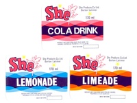 She Pixie Soda Labels