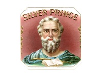 Silver Prince Outer Cigar Box Label