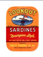 Lookout Sardine Label