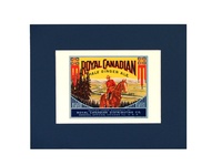 Royal Canadian Ginger Ale Label - Matted