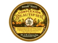 Pivet's Complexion Beautifier Label