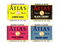 Atlas Soda Labels